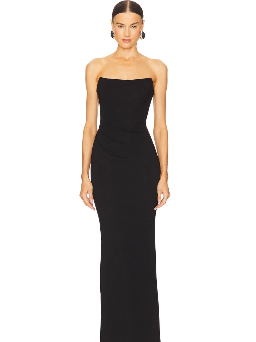 Michael Costello x REVOLVE Briggs Gown in Black (Worn Once)